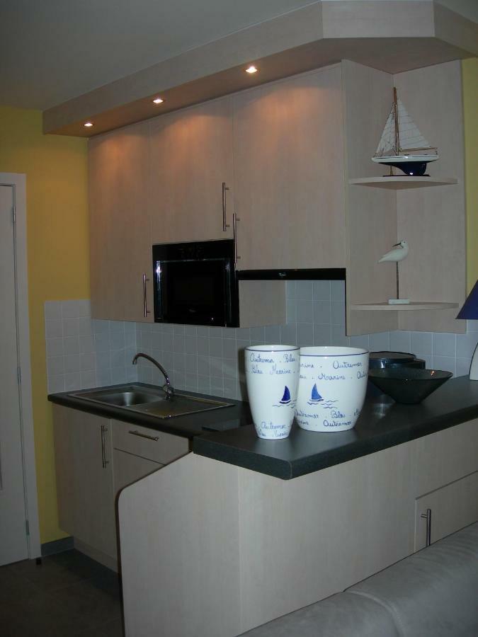 Studio Apartment 'De Strandwandeling' With Frontal Sea View Near オステンド エクステリア 写真