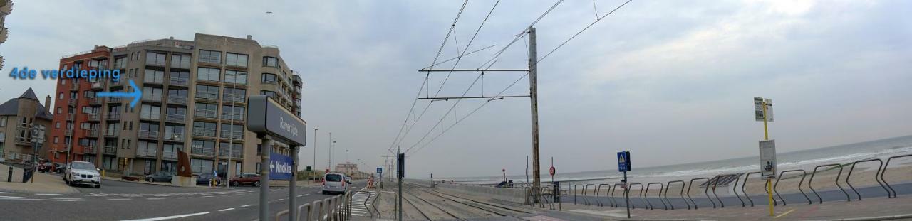 Studio Apartment 'De Strandwandeling' With Frontal Sea View Near オステンド エクステリア 写真